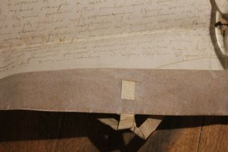 late c1500 very very large manuscript document skin parchment signed 6
