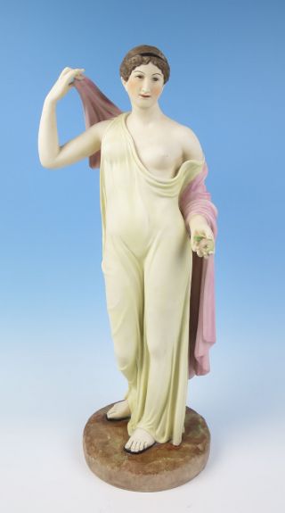 24 " Antique French Bisque Venus Genetrix Classical Goddess Porcelain Figurine