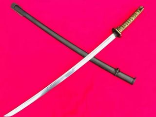 Wwii Japanese Army Nco Sword Samurai Katana Brass Handle With Matching Number