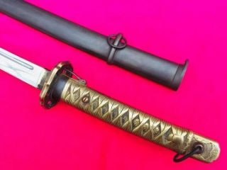 WWII Japanese Army Nco Sword Samurai katana Brass Handle With Matching Number 2
