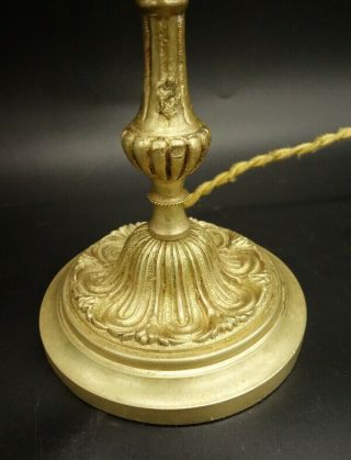 LAMP,  LOUIS XVI STYLE,  EARLY 1900 - BRONZE - FRENCH ANTIQUE 4