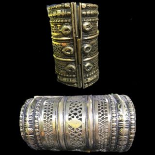 Ancient Silver Decorative Gandhara Bedouin Torc 300 B.  C.  (5)