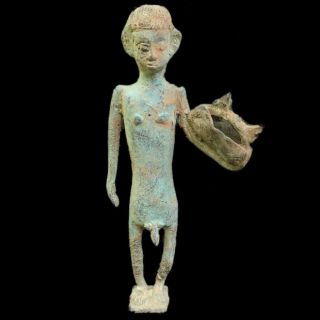 Very Rare Ancient Luristan Bronze Statuette 1200bc (1)