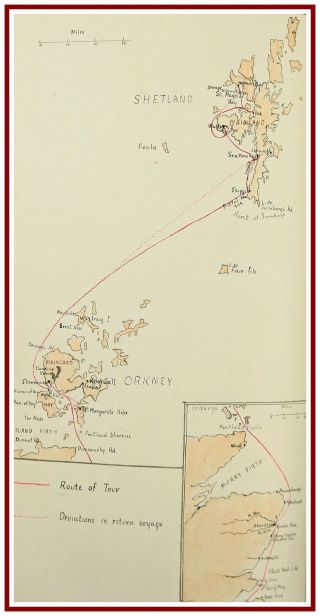 1902 SHETLAND MANUSCRIPT SCOTTISH TOUR 19 PHOTOGRAPHS MAP ORKNEY ABERDEEN LEITH 5