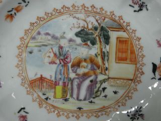 CHINESE PORCELAIN OVAL PLATE 2