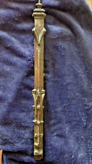 Rare Mediaeval Gothic Church Wood Carving Possibly From A Rood Screen 13th.  Cent.