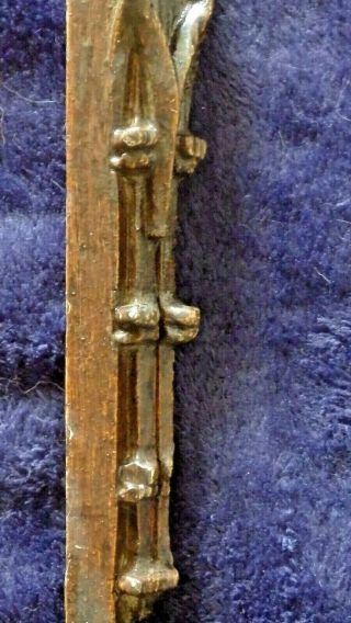 Rare Mediaeval Gothic Church wood carving possibly from a rood screen 13th.  cent. 3