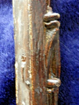 Rare Mediaeval Gothic Church wood carving possibly from a rood screen 13th.  cent. 9