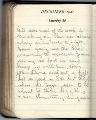 1941 Handwritten British Army Soldier ' s Diary Africa POW Camp Albert Hill Putney 2