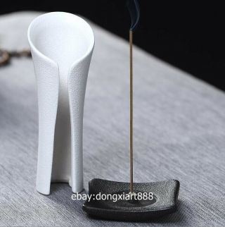 China Dehua Porcelain Pottery Confucian Classics Incense Burners Censer Inserted