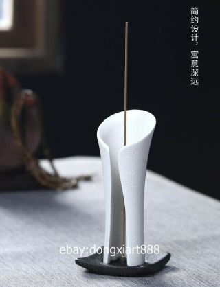 China dehua Porcelain Pottery Confucian classics Incense Burners censer inserted 7