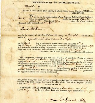 1822 Early - Am - - Doc James Mc Lane With Intent To Commit A Rape