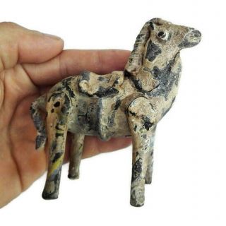 Style Pendant Roman Ancient Intaglio Figurine Horse Stone Artifact Glass Antique