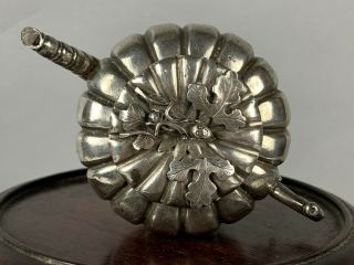 19th/20th Chinese Sterling Silver Pumpkin - Form Water Pot 5
