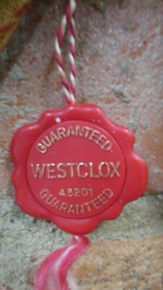 VINTAGE RETRO WESTCLOX STARBURST STARGLO WALL CLOCK RETRO MID CENTURY 2