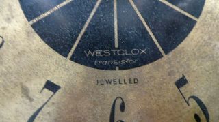 VINTAGE RETRO WESTCLOX STARBURST STARGLO WALL CLOCK RETRO MID CENTURY 3