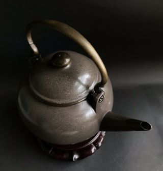 Antique Chinese Yixing Zisha Teapot Dragon Mark Very rare 19th Qing 4