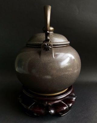 Antique Chinese Yixing Zisha Teapot Dragon Mark Very rare 19th Qing 5