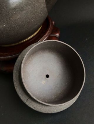 Antique Chinese Yixing Zisha Teapot Dragon Mark Very rare 19th Qing 8