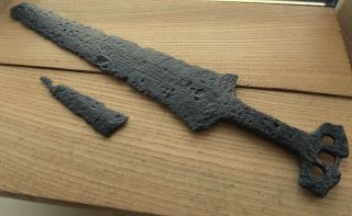 Authentic Unique Artifact Scythian Sword Acinaces 700 - 500 Bc