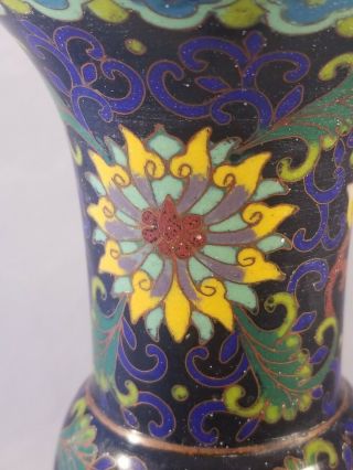 Rare Antique Chinese Cloisonne Vase 2