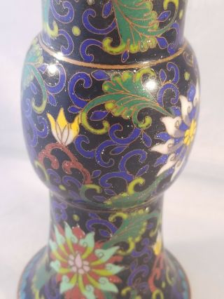 Rare Antique Chinese Cloisonne Vase 4