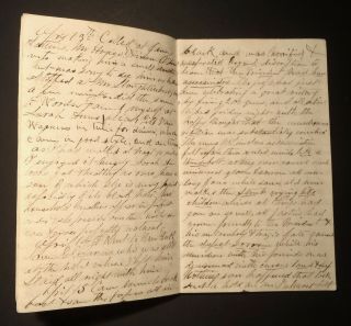 1865 CIVIL WAR UNION SOLDIER ' S DIARY 128th Regt York Vols w/ Battles Lincoln 5