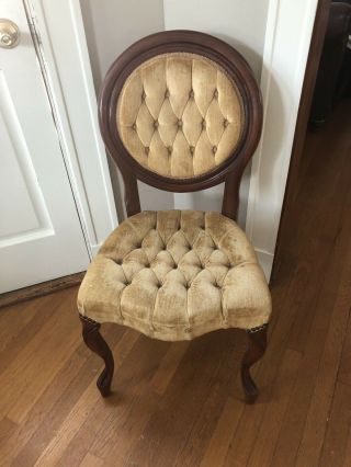 Antique Carlton McLendon Victorian Slipper Chairs 10