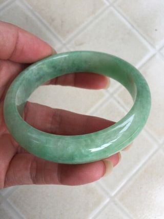 Chinese Grade A Jade Jadeite Bracelet 60.  5mm