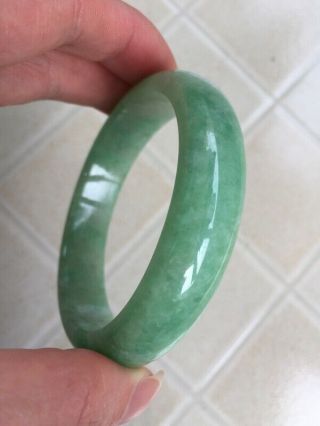 Chinese Grade A Jade Jadeite Bracelet 60.  5mm 4