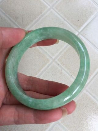 Chinese Grade A Jade Jadeite Bracelet 60.  5mm 5