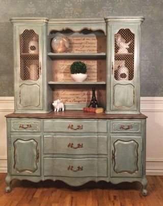French Provincial Hutch/china Cabinet/library/nursery - Available