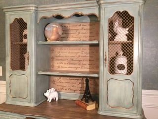 French Provincial Hutch/China Cabinet/Library/Nursery - Available 5