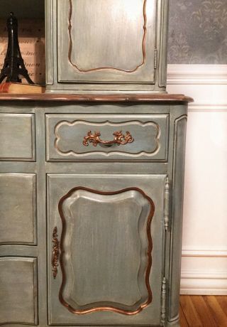 French Provincial Hutch/China Cabinet/Library/Nursery - Available 9
