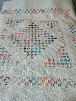 Antique Quilt Hand Stitched Early 1900 