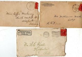 108 Vintage Handwritten Letters Hall Family Hoopeston Illinois Muncie Indiana 4