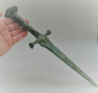 Scarce Circa 1000bc Ancient Luristan Bronze Battle Object