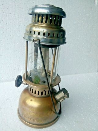Old Vintage Little Baby Petromax No.  900 Brass Kerosene Oil Lamp Org.  Glob Germany 2