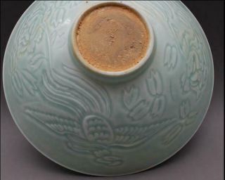 Vivid Chinese Antique Song Hutian kiln Porcelain Phoenix Hat bowl 5