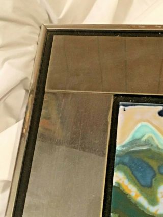 Harris Strong Mid Century Arts & Crafts Pottery Abstract Wall Art Tile 6