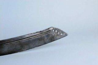 An Antique 19th c Parang Nabur sword from Borneo,  Kalimantan Dayak Headhunter 3