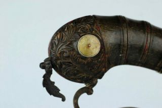 An Antique 19th c Parang Nabur sword from Borneo,  Kalimantan Dayak Headhunter 7