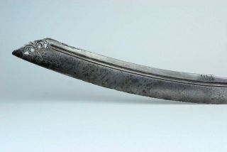 An Antique 19th c Parang Nabur sword from Borneo,  Kalimantan Dayak Headhunter 9