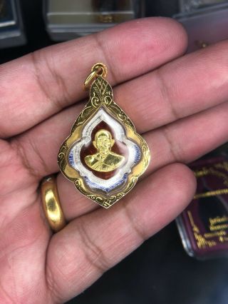 Buddha Amulet Thai Amulet 22k Real Gold Case