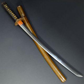 Authentic NIHONTO JAPANESE SAMURAI KATANA SWORD WAKIZASHI w/KOSHIRAE ANTIQUE NR 4
