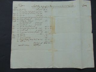 1774 COLONIAL NEWPORT R.  I.  WM.  VERNON TRIANGLE SLAVE TRADE MANUSCRIPT INVOICE 2