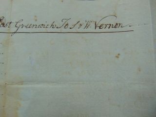 1774 COLONIAL NEWPORT R.  I.  WM.  VERNON TRIANGLE SLAVE TRADE MANUSCRIPT INVOICE 3