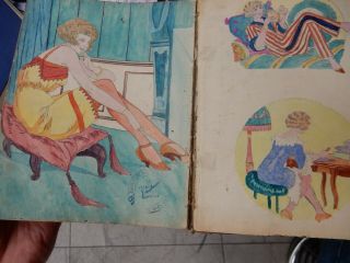 Album Of Songs Drawings Art Deco Château Saint - Cloud Veterinarian Saucy