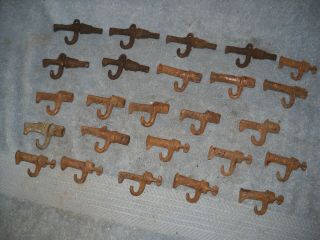 25 Of The Old Cast Iron Sap Spouts Spiles Maple Syurp Sugar 3 Or 4 Dif Types