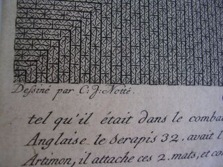 JOHN PAUL JONES 1779 Engraving by CARL GUTTENBERG after C.  J.  NOTTE.  (VERY RARE) 4